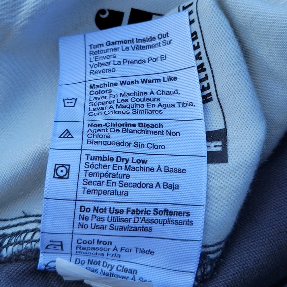 Carhartt Rugged Flex Relaxed Fit Canvas Work Pants Gray Sz 6 Reg Utility Outdoor - Picture 10 of 12